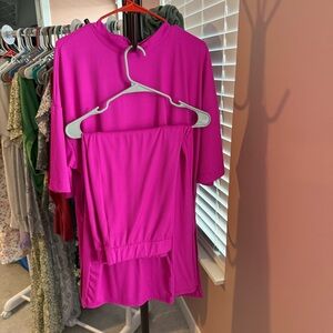 Dressed in LALA Vibrant Pink Top